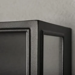 Carpi udendørs væglampe, sort, 20,5 x 40 cm