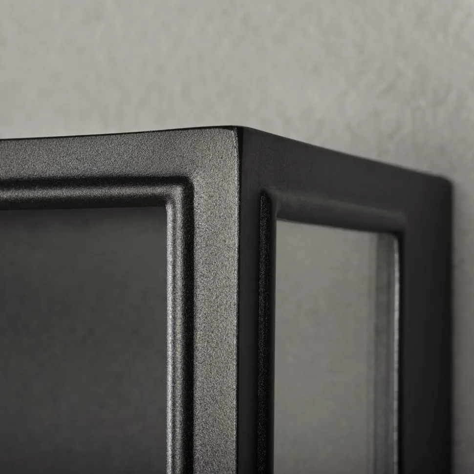 Carpi udendørs væglampe, sort, 20,5 x 40 cm