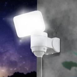 Casabas LED-solcellelampe med sensor, sort