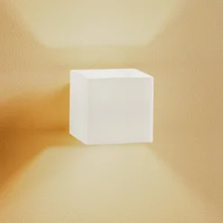 Casablanca Cube - blændingsbeskyttet væglampe