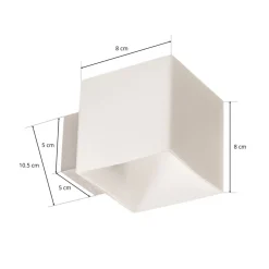 Casablanca Cube - blændingsbeskyttet væglampe