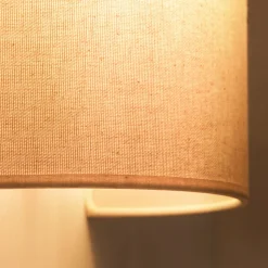 Celine væglampe, beige, stof, E27