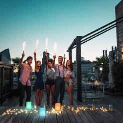 Ceppo LED-lampe solar 3.000 K og RGB dæmpbar hvid