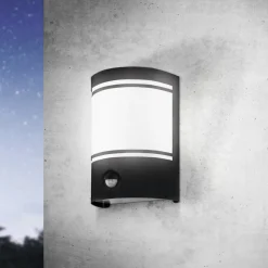 Cerno udendørs væglampe med bevægelsessensor, sort