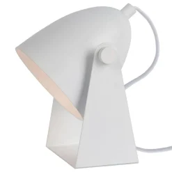 Chago bordlampe i metal, hvid