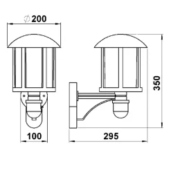 Charmerende Genefe udendørs vægl i hvid og guld
