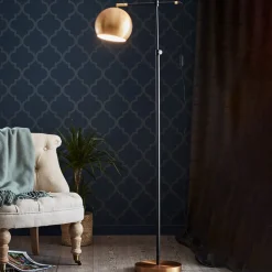 Chester gulvlampe i metal, bronze