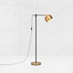 Chester gulvlampe i metal, bronze