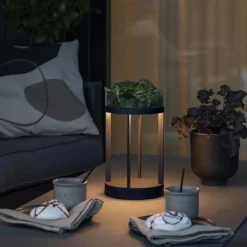 Chieti LED-dekorationslampe, USB, sort