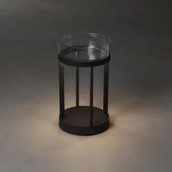 Chieti LED-dekorationslampe, USB, sort