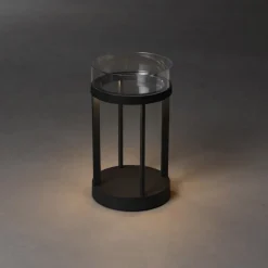 Chieti LED-dekorationslampe, USB, sort