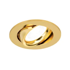 Choice indbygningsspot aluminium, kan roteres guld