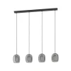 Ciampino hængelampe, sort, 4 lyskilder.