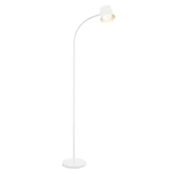 Cielo LED-gulvlampe, hvid, touchdæmper, USB-kabel
