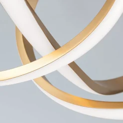 Circus LED-loftlampe, 3.000 K, messing