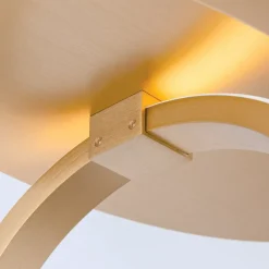 Circus LED-loftlampe, 3.000 K, messing