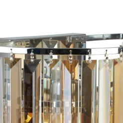 Clarissa væglampe med krystalprismer