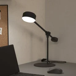 Clavellina LED-bordlampe, sort, vipbar