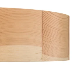 Cleo loftlampe, Ø 37,5 cm, 3 lyskilder, fyrretræ, E27