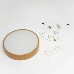 Cleo loftlampe, Ø 40 cm, IP20, guldfarvet, metal, E27