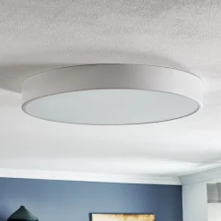 Cleo loftlampe, Ø 60 cm, IP20, hvid, metal, E27