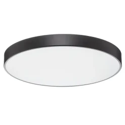 Cleo loftlampe med glasdiffusor, sort, Ø 78 cm