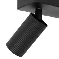 Clubs loftspot, 2 lyskilder, sort