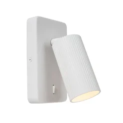 Clubs vægspot, 1 lyskilde, hvidt