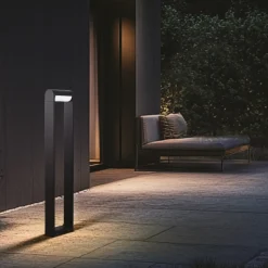 CMD 9051 LED-vejlampe, højde 80 cm, antracit, IP65, metal