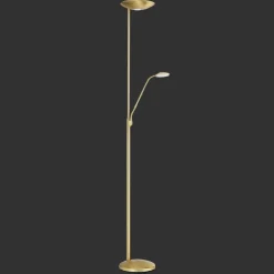 Cobra LED-uplight med læselampe i messing