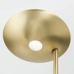 Cobra LED-uplight med læselampe i messing