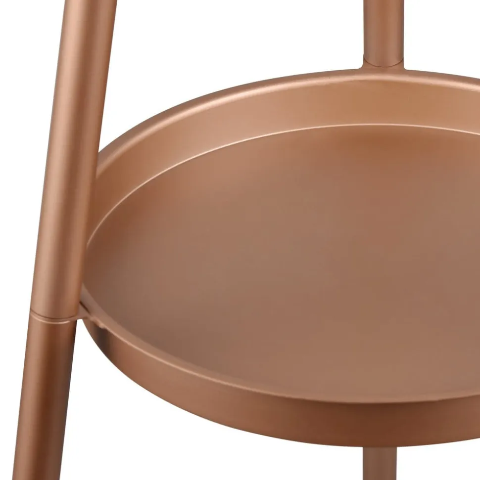 Colette gulvlampe, trebenet fod, kaffe/sort