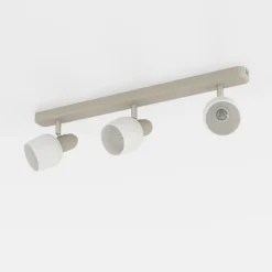 Corato loftspot, sand/nikkel/opal, 3 lyskilder.