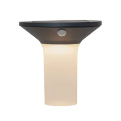 Corbezzola udendørs LED-væglampe, sort, sensor