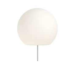 Cumulus M terrasselampe, hvid, plast, Ø 45 cm, IP44