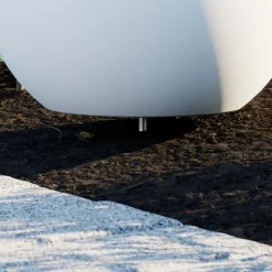 Cumulus M terrasselampe, hvid, plast, Ø 45 cm, IP44