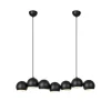 Cupolo hængelampe, sort, jern, længde 101 cm, 7 lyskilder