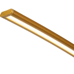 Curve buelampe, mat guld, 2700 K, højde 192, dæmpbar