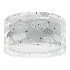 Dalber Cloud Grey loftslampe, Ø 33 cm, grå