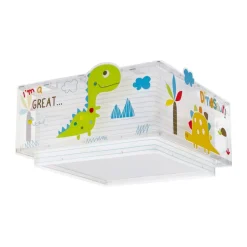 Dalber Dinos loftlampe til børn med dinosaurer