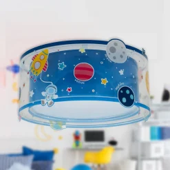 Dalber Planets loftlampe med motiv af rummet