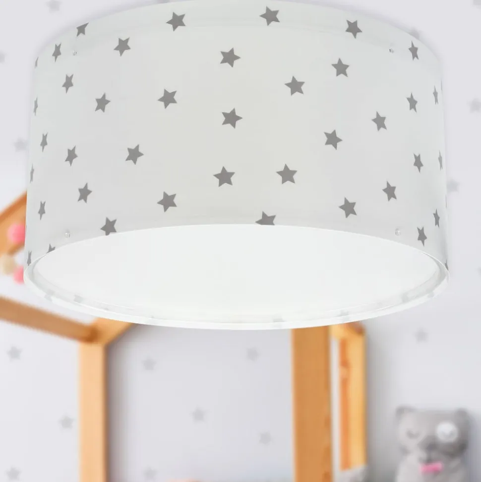 Dalber Star Light loftslampe til børn, hvid