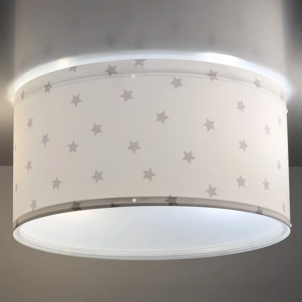 Dalber Star Light loftslampe til børn, hvid