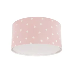 Dalber Star Light loftslampe til børn, pink
