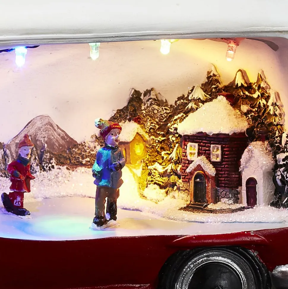 Dekolampe Merryville med LED - julebus