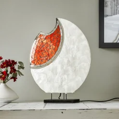 Dekoreret bordlampe YOKO