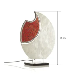 Dekoreret bordlampe YOKO