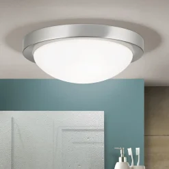 Diskret MINEA loftlampe Ø 32 cm i nikkel