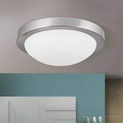 Diskret MINEA loftlampe Ø 32 cm i nikkel