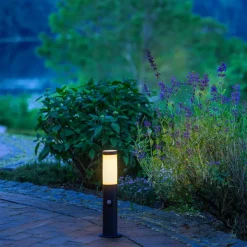 Dody Sensor sokkellampe, sort, metal, plast, E27